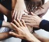 Startup Business People Teamwork Cooperation Hands Together